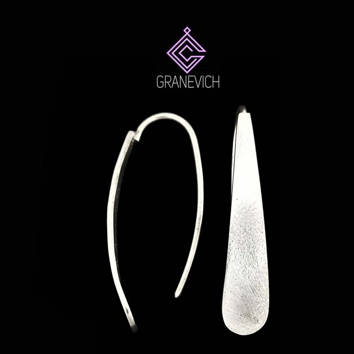 Сережки "Пелюстки". Срібло 925