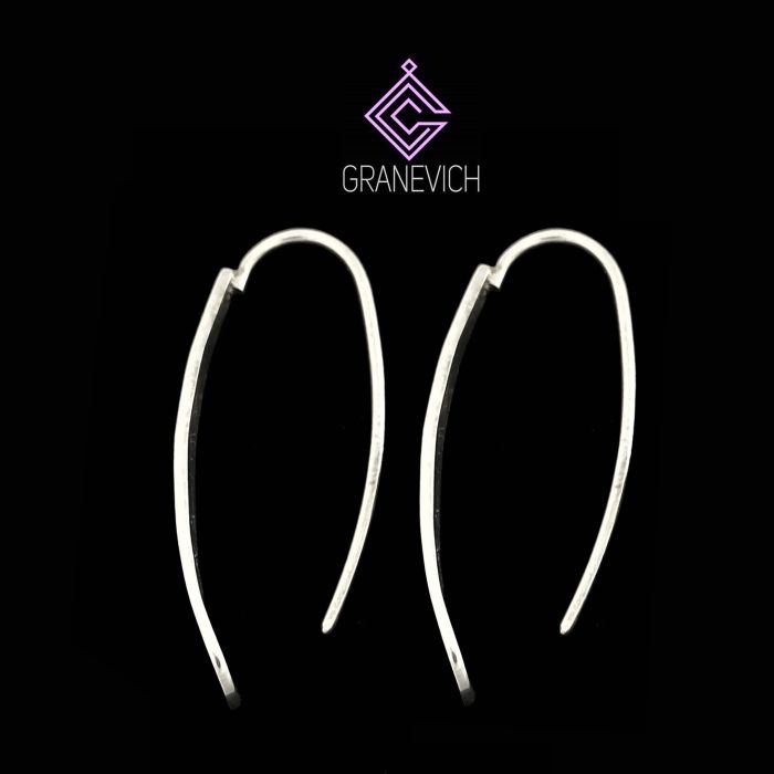 Сережки "Пелюстки". Срібло 925