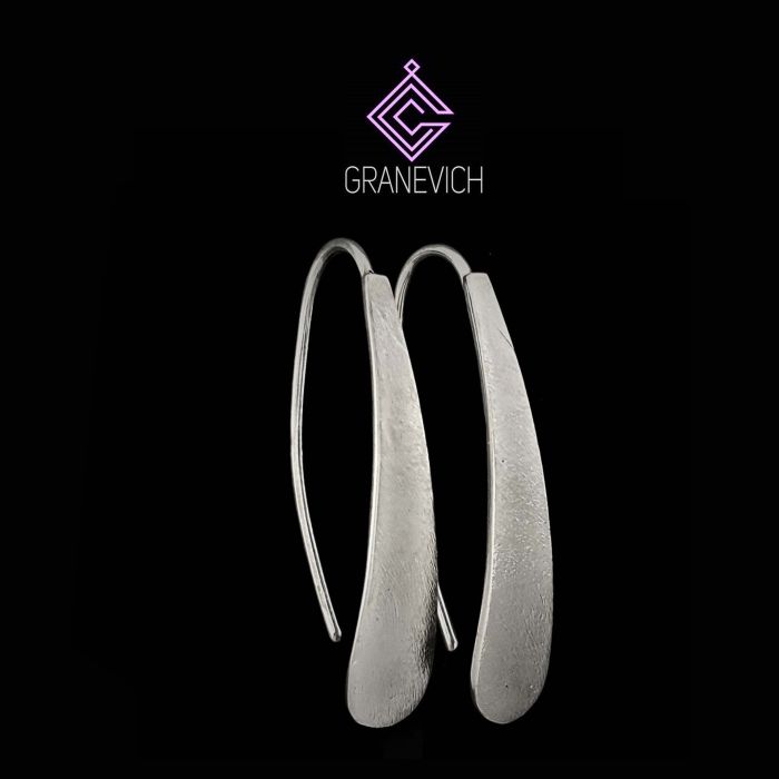 Сережки "Пелюстки". Срібло 925