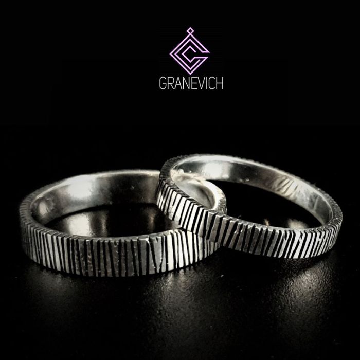 Обручки з срібла «Душа дерева»